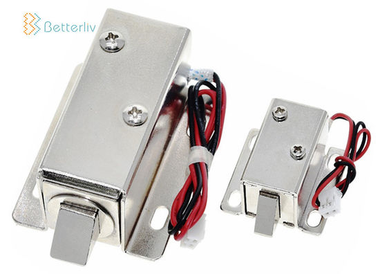 Electromagnetic Mini Solenoid Lock , 55x43mm Solenoid Valve For Door Lock