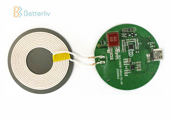 PCBA Qi Wireless Charging Module 5W 10W 15W 1xUSB Port