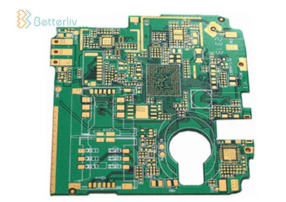 HASL quatro tamanho personalizado da placa do chapeamento da espessura do PWB 1.0mm da camada ouro duro